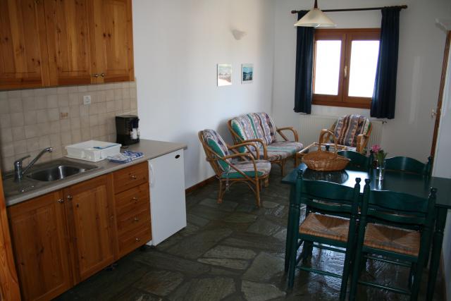 Villa Ampelikes - Vakantiehuis Woonkamer Villa Ampelikes - Vakantiehuis Woonkamer