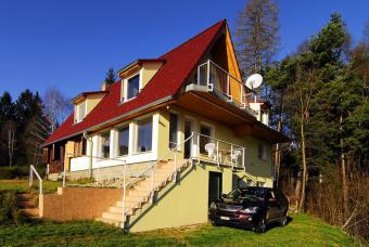 Semesterhus Landstejn Pomezi Vardagsrum
