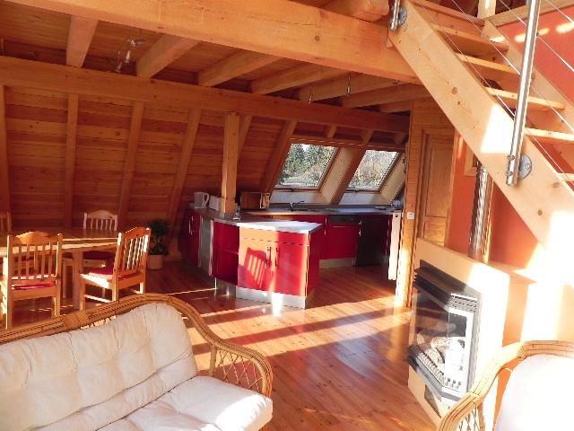Chalet moderne en bois - Chalet Sala de estar Chalet moderne en bois - Chalet Sala de estar