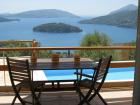 Villa, pool, sunset - Pihenőház Lefkada