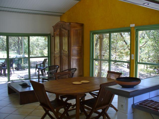 Gîte le Mas Loin - Gite-Feriehus Spisesal Gîte le Mas Loin - Gite-Feriehus Spisesal