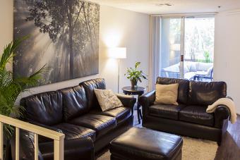 Apartamento de férias Hollywood Hills apt Sala de tv Apartamento de férias LOS ANGELES Sala de tv