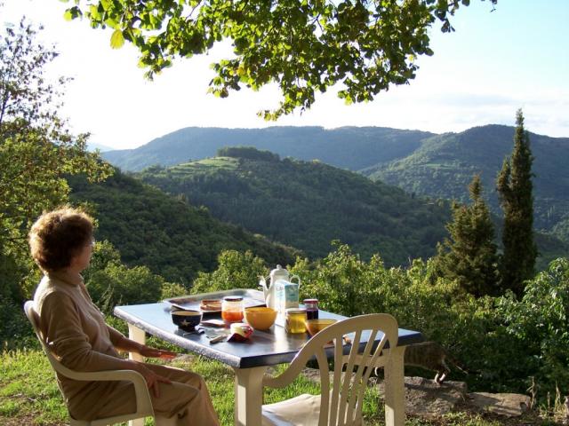 Gîte de Chapelèche en Ardèche - Дом Сад